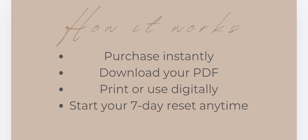 7-day Faith Reset Journal
